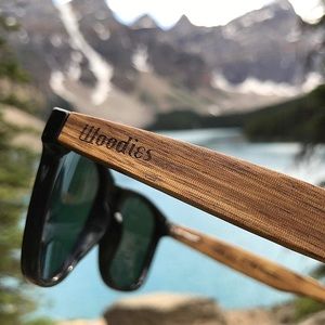 Woodies sunglasses and case